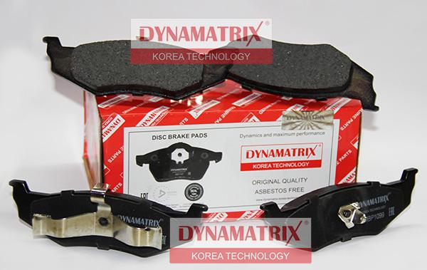 Dynamatrix DBP1099 - Kit pastiglie freno, Freno a disco autozon.pro