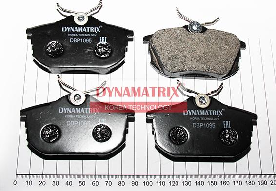 Dynamatrix DBP1095 - Kit pastiglie freno, Freno a disco autozon.pro