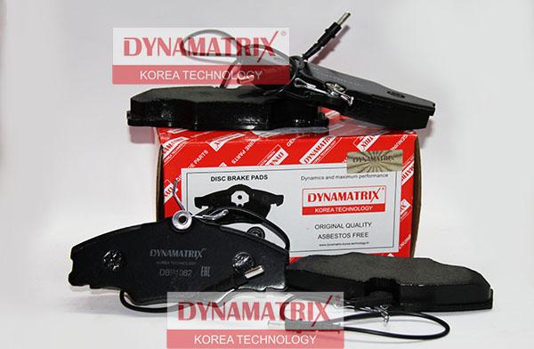 Dynamatrix DBP1062 - Kit pastiglie freno, Freno a disco autozon.pro