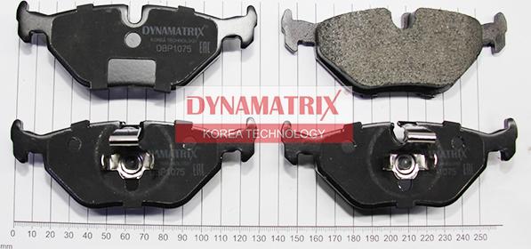 Dynamatrix DBP1075 - Kit pastiglie freno, Freno a disco autozon.pro