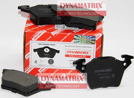 Dynamatrix DBP1305 - Kit pastiglie freno, Freno a disco autozon.pro