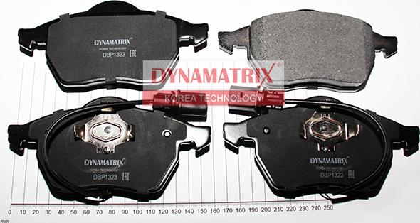 Dynamatrix DBP1323 - Kit pastiglie freno, Freno a disco autozon.pro