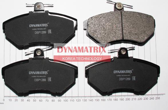 Dynamatrix DBP1289 - Kit pastiglie freno, Freno a disco autozon.pro