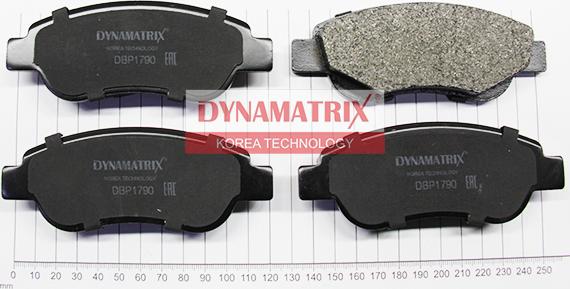 Dynamatrix DBP1790 - Kit pastiglie freno, Freno a disco autozon.pro