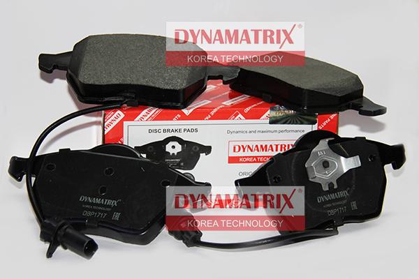 Dynamatrix DBP1717 - Kit pastiglie freno, Freno a disco autozon.pro