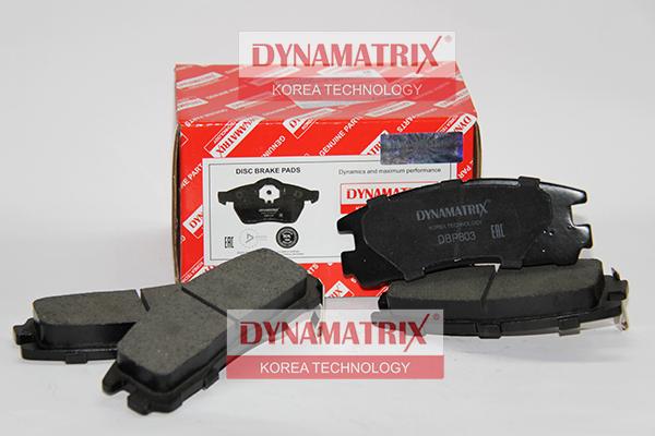 Dynamatrix DBP803 - Kit pastiglie freno, Freno a disco autozon.pro