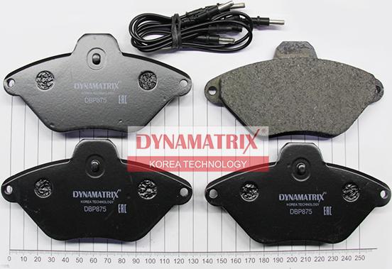 Dynamatrix DBP875 - Kit pastiglie freno, Freno a disco autozon.pro