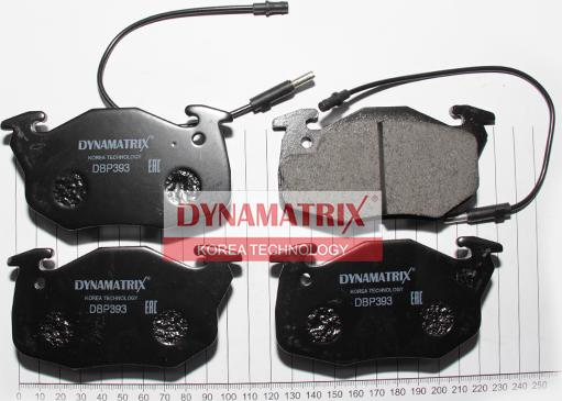 Dynamatrix DBP393 - Kit pastiglie freno, Freno a disco autozon.pro