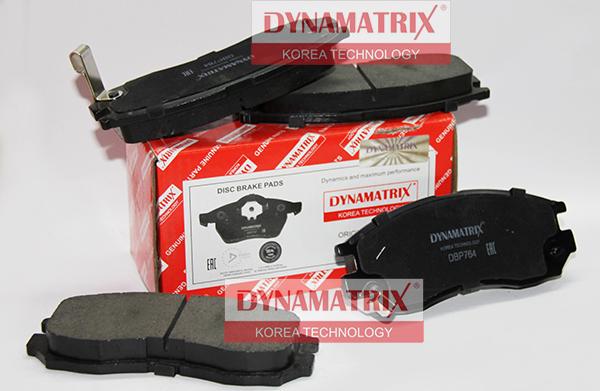 Dynamatrix DBP764 - Kit pastiglie freno, Freno a disco autozon.pro