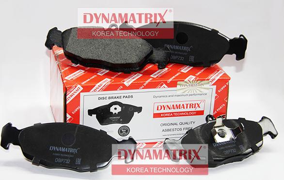 Dynamatrix DBP732 - Kit pastiglie freno, Freno a disco autozon.pro