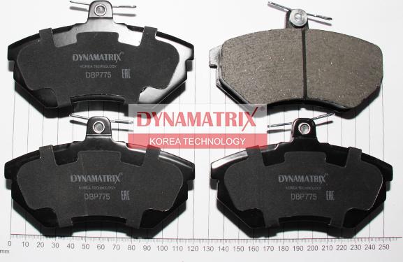 Dynamatrix DBP775 - Kit pastiglie freno, Freno a disco autozon.pro