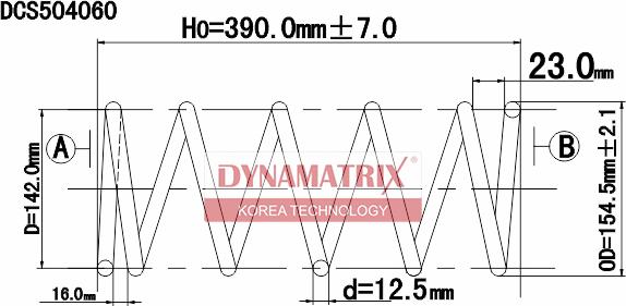 Dynamatrix DCS504060 - Molla autotelaio autozon.pro