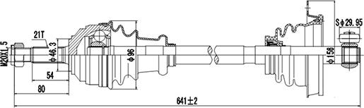 Dynamatrix DDS250001 - Albero motore / Semiasse autozon.pro