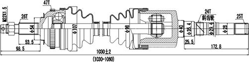 Dynamatrix DDS209039 - Albero motore / Semiasse autozon.pro