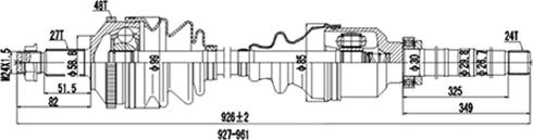 Dynamatrix DDS210012 - Albero motore / Semiasse autozon.pro