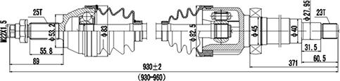 Dynamatrix DDS218046 - Albero motore / Semiasse autozon.pro