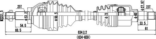 Dynamatrix DDS218042 - Albero motore / Semiasse autozon.pro