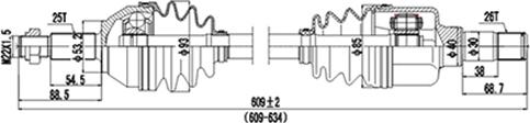 Dynamatrix DDS218101 - Albero motore / Semiasse autozon.pro