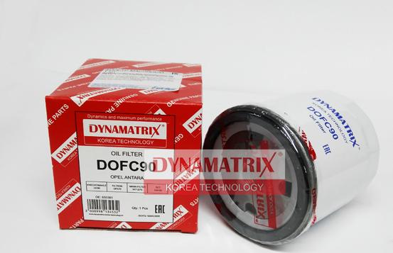 Dynamatrix DOFC90 - Filtro olio autozon.pro