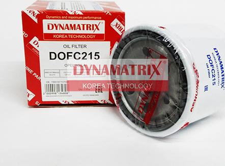 Dynamatrix DOFC215 - Filtro olio autozon.pro