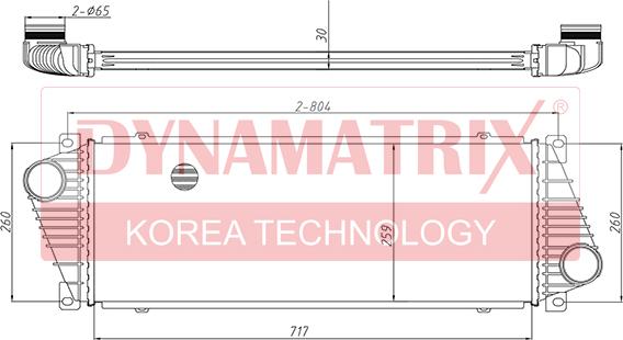 Dynamatrix DR96842 - Intercooler autozon.pro