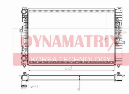 Dynamatrix DR60299 - Radiatore, Raffreddamento motore autozon.pro