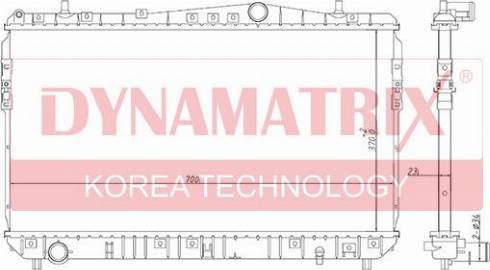 Dynamatrix DR61633 - Radiatore, Raffreddamento motore autozon.pro