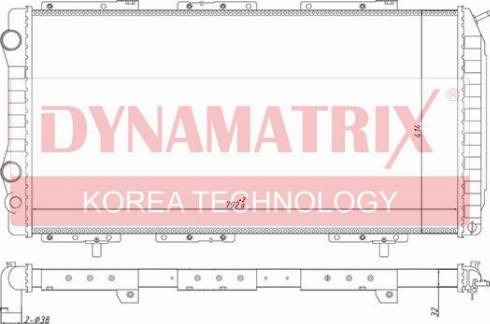 Dynamatrix DR61390 - Radiatore, Raffreddamento motore autozon.pro