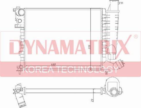 Dynamatrix DR613671 - Radiatore, Raffreddamento motore autozon.pro