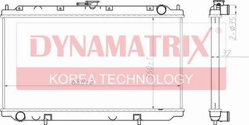 Dynamatrix DR62927A - Radiatore, Raffreddamento motore autozon.pro