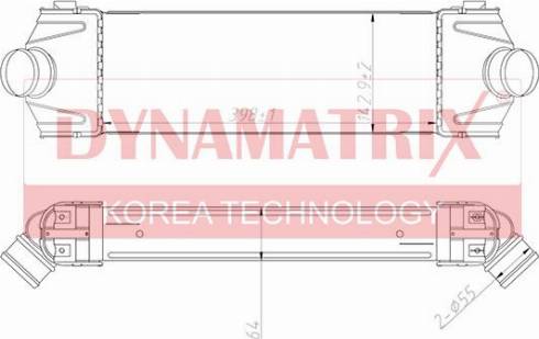 Dynamatrix DR67022 - Radiatore, Raffreddamento motore autozon.pro