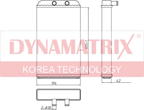 Dynamatrix DR73986 - Scambiatore calore, Riscaldamento abitacolo autozon.pro