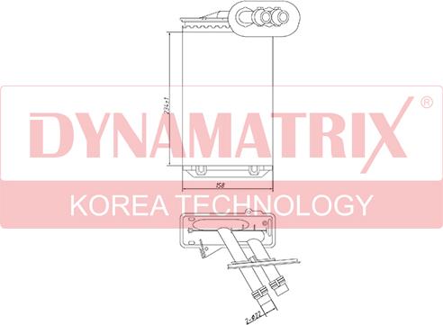 Dynamatrix DR73921 - Scambiatore calore, Riscaldamento abitacolo autozon.pro