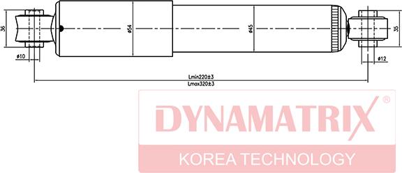 Dynamatrix DSA444100 - Ammortizzatore autozon.pro