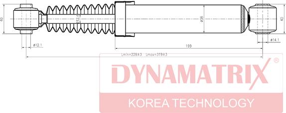 Dynamatrix DSA441093 - Ammortizzatore autozon.pro