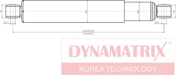 Dynamatrix DSA443170 - Ammortizzatore autozon.pro