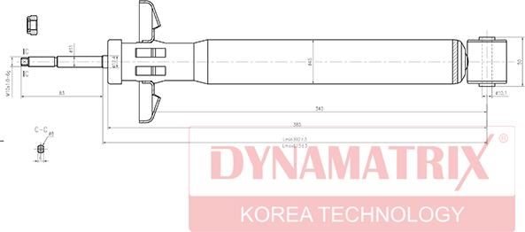 Dynamatrix DSA443209 - Ammortizzatore autozon.pro