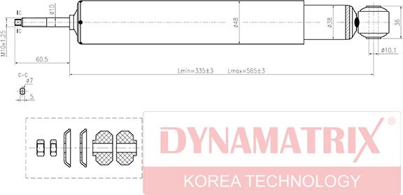 Dynamatrix DSA443230 - Ammortizzatore autozon.pro