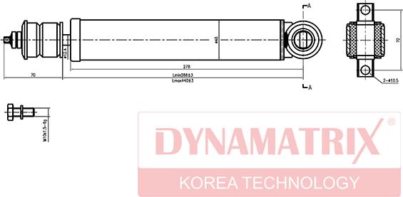 Dynamatrix DSA554004 - Ammortizzatore autozon.pro