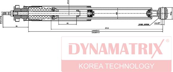 Dynamatrix DSA553198 - Ammortizzatore autozon.pro