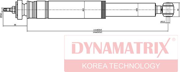 Dynamatrix DSA553185 - Ammortizzatore autozon.pro