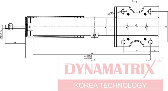 Dynamatrix DSA635800 - Ammortizzatore autozon.pro