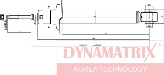 Dynamatrix DSA341142 - Ammortizzatore autozon.pro