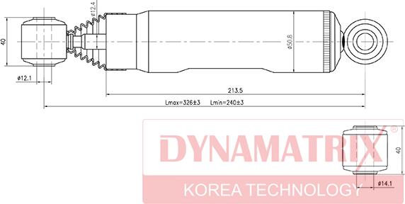 Dynamatrix DSA341166 - Ammortizzatore autozon.pro