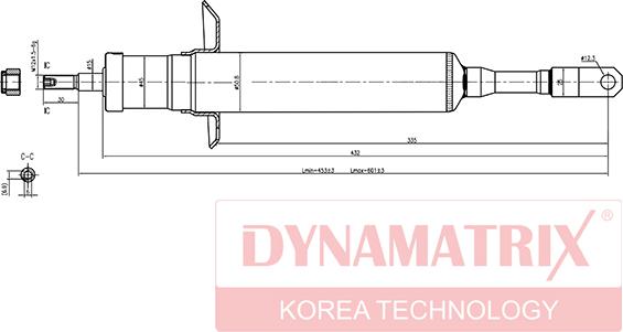 Dynamatrix DSA341842 - Ammortizzatore autozon.pro