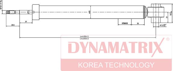 Dynamatrix DSA341814 - Ammortizzatore autozon.pro