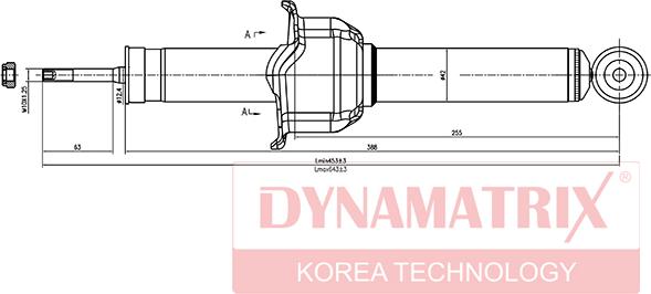 Dynamatrix DSA341261 - Ammortizzatore autozon.pro