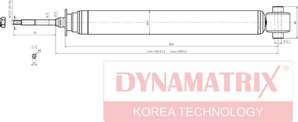 Dynamatrix DSA341231 - Ammortizzatore autozon.pro