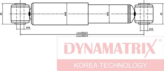 Dynamatrix DSA341237 - Ammortizzatore autozon.pro