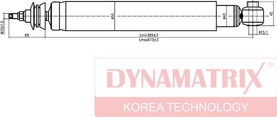 Dynamatrix DSA343216 - Ammortizzatore autozon.pro